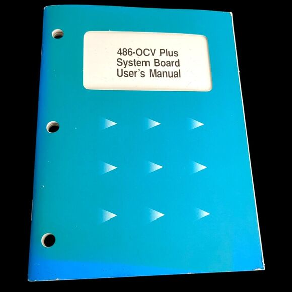 486-OCV Plus System Board User's Manual, Mother Board, Main Board - Picture 1 of 7